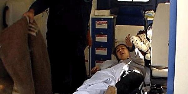 Çöp kamyonunun çarptığı öğrenciler yaralandı