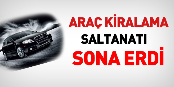 Kamuda araç kiralama devri sona erdi
