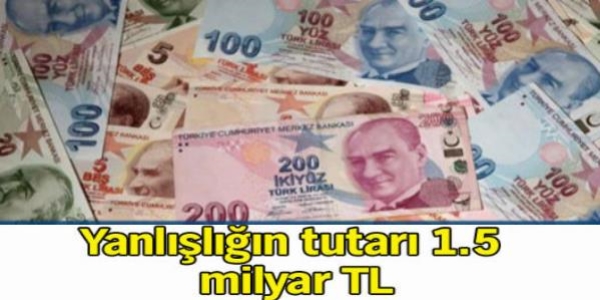 1.2 milyon kişiye hatalı borç!