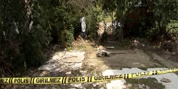 Boş bir arazide 13 adet molotof kokteyli bulundu