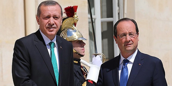 Cumhurbaşkanı Erdoğan, Hollande ile görüştü