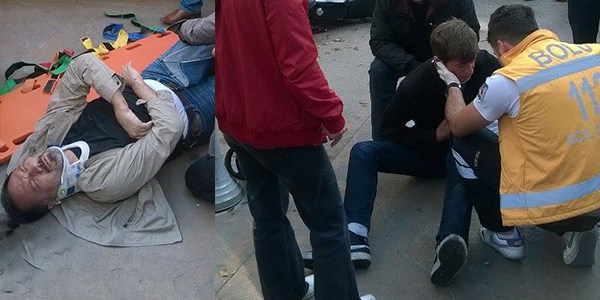 Dur ihtarına uymadı polise çarptı!