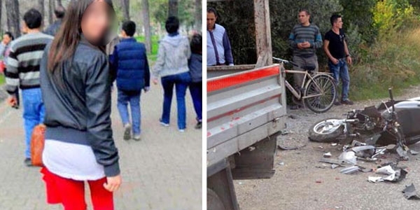 Liseli kız kazada hayatını kaybetti
