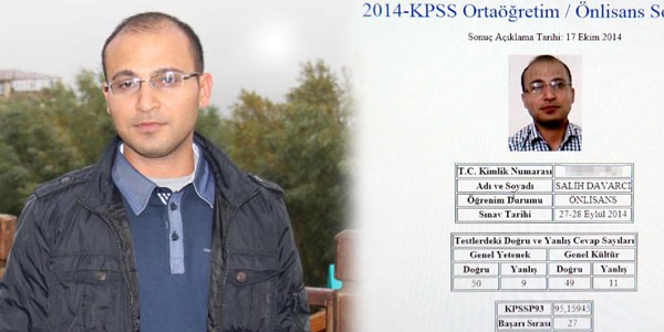 Yardımcı hizmetlinin KPSS başarısı