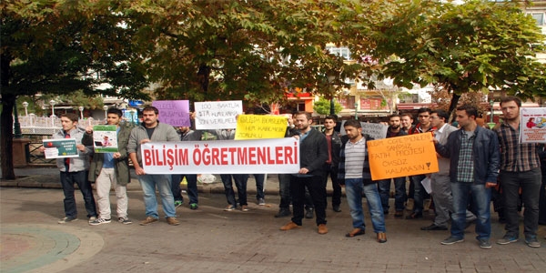 Bilişim teknolojileri öğretmenlerinden atama eylemi