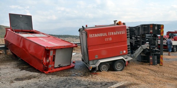 Maden i�in g�t�r�len ahtapot kaza yapt�