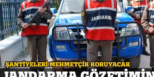 Doğudaki yatırıma jandarma koruması