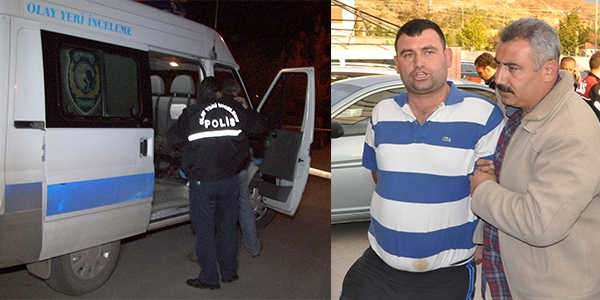 Yol kontrolü yapan polise pompalı saldırı