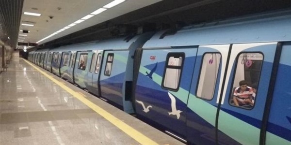 stanbul'un yeni metrosu bugn alyor