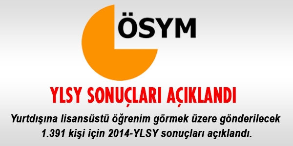 YLSY sonuçları açıklandı
