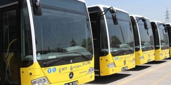 Otobüsler durağa gelirken haber verecek
