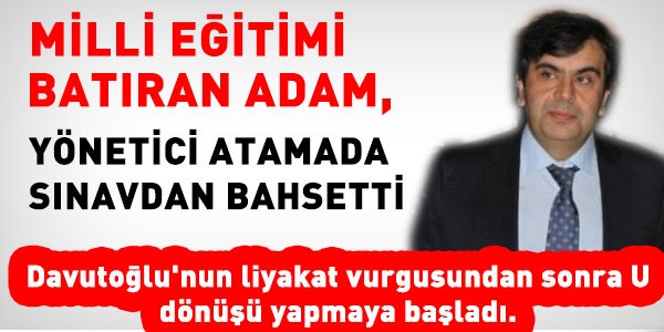 Yusuf Tekin'den ynetici atamada U dn sinyali