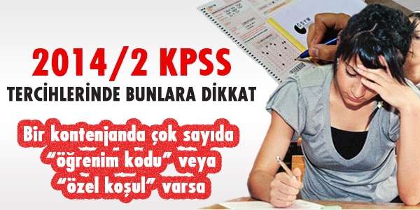 Bir kadroda çok sayıda 'öğrenim kodu' veya 'özel koşul' varsa