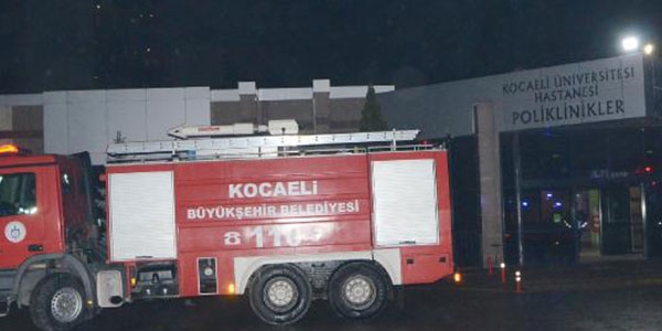 Hastanede oksijen tüpü patladı