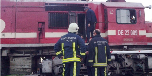 Yolcu treninde yangın