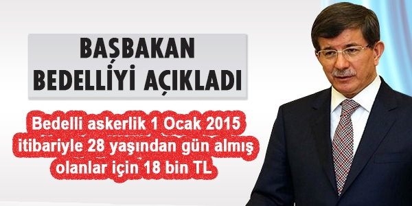 Bedelli yaş 28, bedel 18 bin oldu