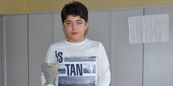 13 yaşındaki öğrenciden '10 numara' çözüm!