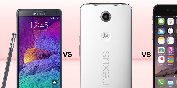 Galaxy Note 4, iPhone 6 ve Nexus 6 hız testinde