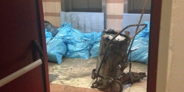 BTK ar�ivinde esrarengiz yang�n!