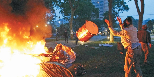 Gezi'de çadır yakma emri Ramazan Emekli'den
