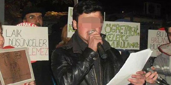 16 yandaki liseli, Erdoan'a hakaretten tutukland