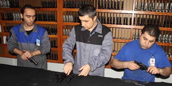 Türk polisine yerli silah
