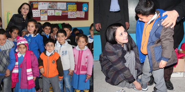 Öğretmenin yardım çağrısıyla 392 öğrenci giydirildi