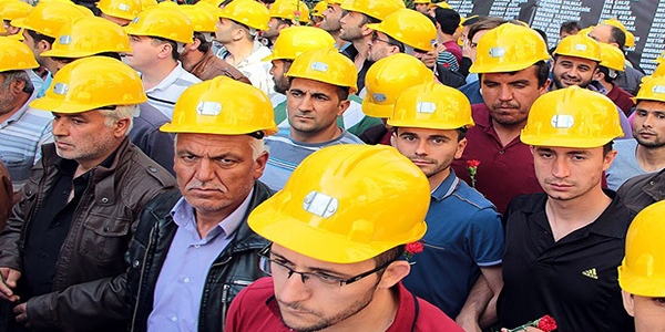 Soma'daki maden işçileri de destek istedi