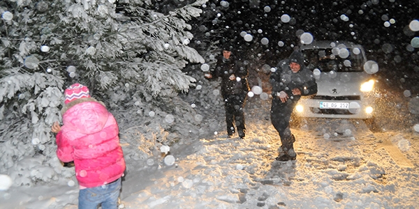 Bodrum'a 12 yl sonra kar yad