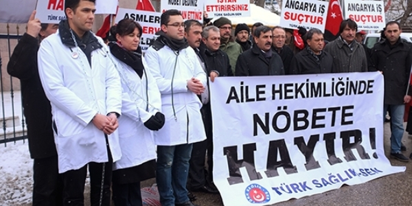 538 hekim, 635 hemşire nöbete gitmedi