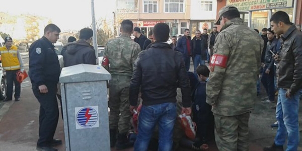 Uyuşturucu alan asker baygınlık geçirdi