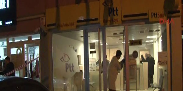 Başkent'te PTT şubesi soygunu