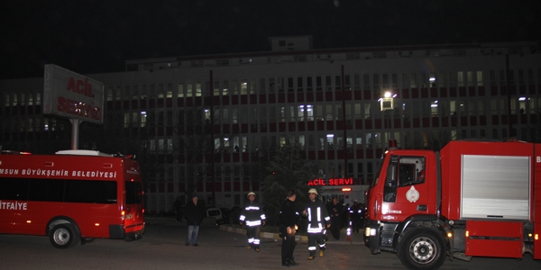 Hastanede yang�n pani�i