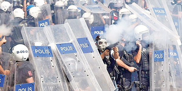 Gezi grevi dln paralel polisler paylat