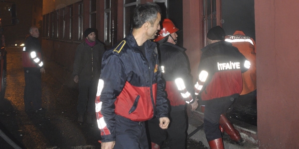 Atıl okul'da yangın çıktı