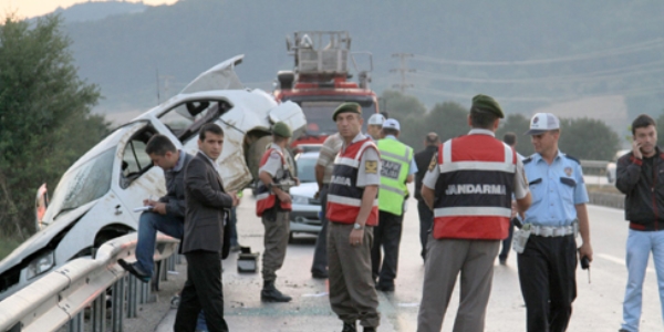 Bolu'da trafik kazas: 10 yaral