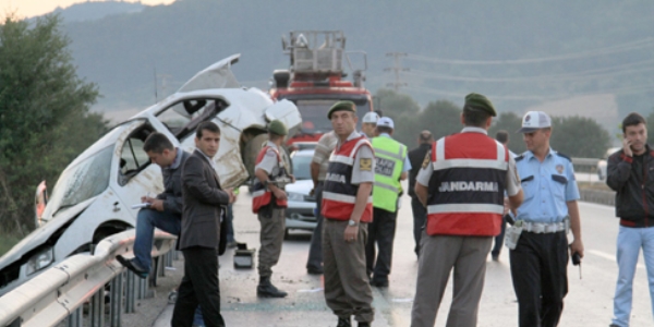 Bolu'da trafik kazası: 10 yaralı