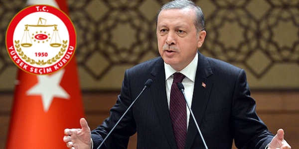 YSK'dan Erdoğan'a 'seçim yasağı' talebine ret