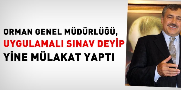 OGM, uygulamalı sınav deyip mülakat yaptı