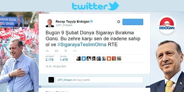 Cumhurbakan Erdoan ilk tweetini att