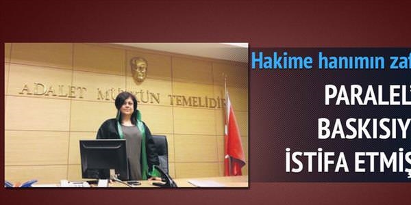 İstifaya zorlanan hakime hanım yeniden kürsüde