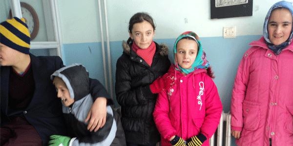 Buz gibi sınıflarda ders!