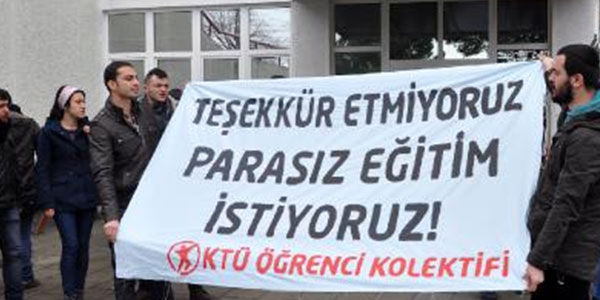 Öğrenciler 'harç' kararını horonla kutladı