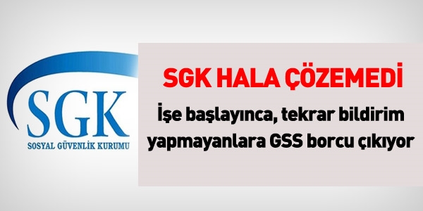 GSS borcu ��kanlar ne yapmal�?