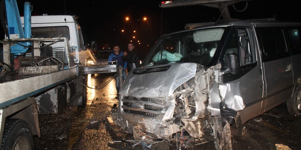 Trabzon'da trafik kazas: 1 l 5 yaral