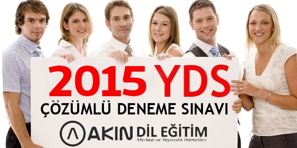 2015 YDS deneme sınavı