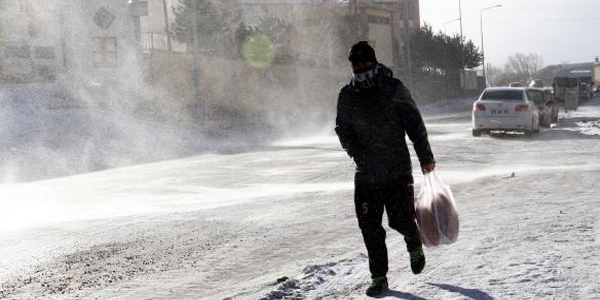 Dou'da souk hava ve kar ya etkili oluyor