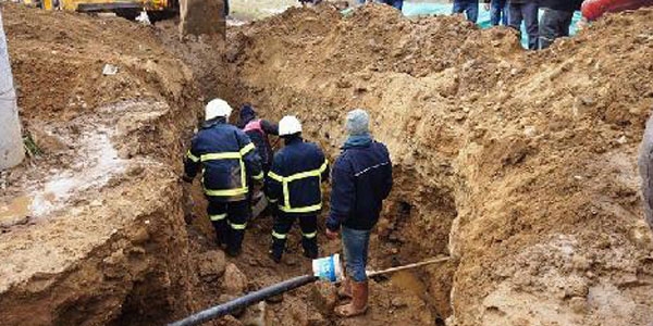 Kanalizasyon kazısında göçük: 1 işçi öldü