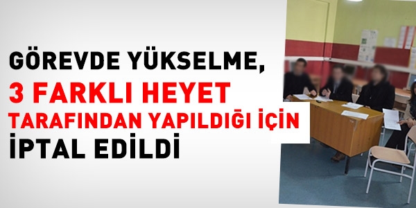 Diyanet'in grevde ykselmesine, iptal karar