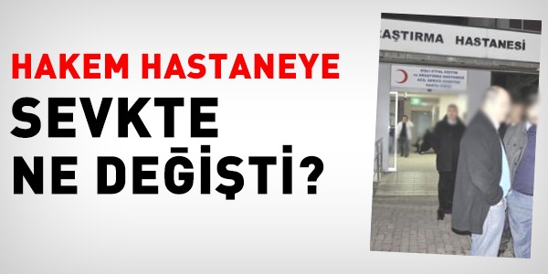 Hakem hastaneye sevkte, ne değişti?